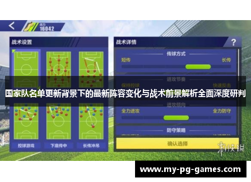 国家队名单更新背景下的最新阵容变化与战术前景解析全面深度研判 国家队名单更新背景下的最新阵容变化与战术前景解析全面深度研判
